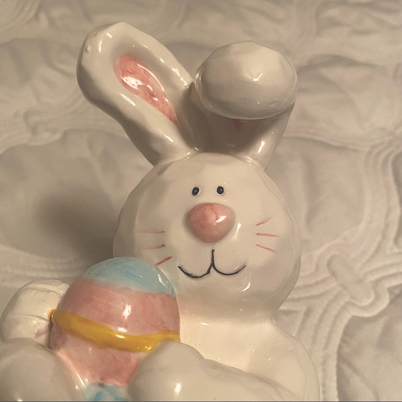 Bunny Rabbit Ceramic hand painted - Picture 3 of 4